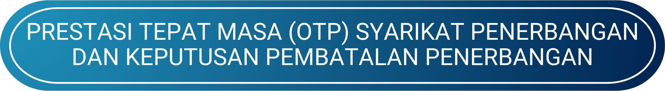 Prestasi Tepati Masa Syarikat Penerbangan OTP Papan Pemuka Pembatalan Penerbangan 2